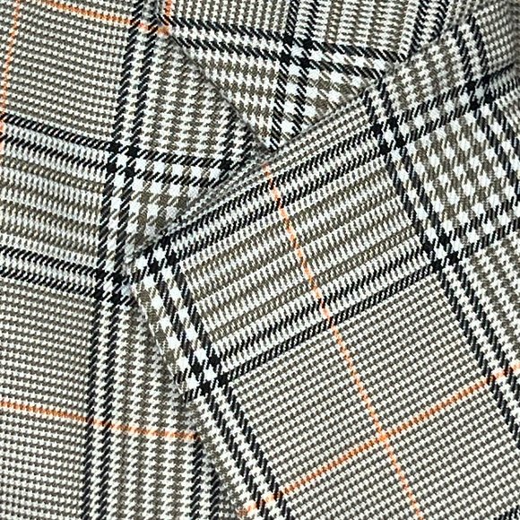 #69 NWT SPARKZ COPENHAGEN Plaid Double Breasted Blazer Lined XS S M Casual - Picture 3 of 10